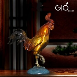 Tượng Gà Trống Bằng Đồng – DC80